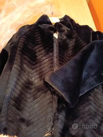 giacca in pelliccia sintetica tg 42 nuova