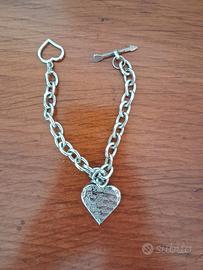 Braccialetto bracciale hard rock cuore