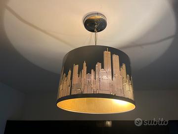 Lampadario a sospensione con skyline