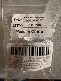 10 Cavi flat 28 Pin passo 1.0mm AWM 20624 80C 20cm