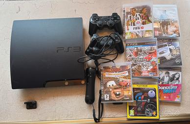 PlayStation 3 con 2 controller e accessori