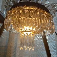 lampadario plafoniera vintage restaurata 