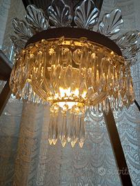 lampadario plafoniera vintage restaurata 