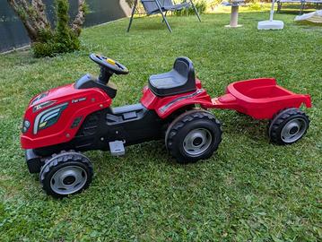 Trattore Pedali Farmer XL Rosso Smoby