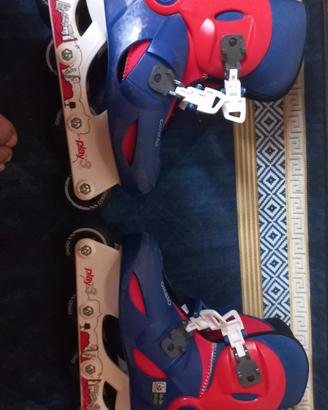 set di pattini in linea per bambini 