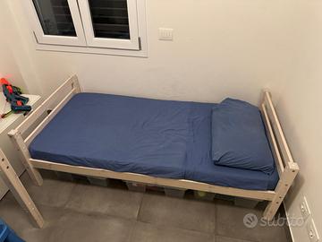Letto a soppalco & singolo (bambini) + materassi