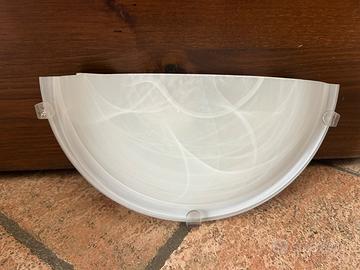 3 Lampade da parete bianche