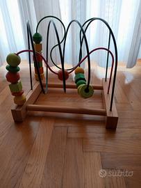 Gioco in legno " Montagne russe"