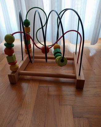 Gioco in legno " Montagne russe"