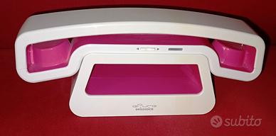TELEFONO CORDLESS EPURE SWISSVOICE BIANCO FUCSIA