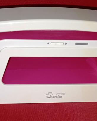 TELEFONO CORDLESS EPURE SWISSVOICE BIANCO FUCSIA