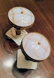 Coppia lampade da comodino.