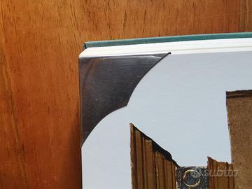 segnalibro in argento 925, angolare liscio