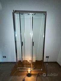 Box doccia angolare vetro temperato