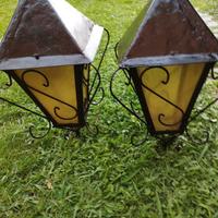 lampione ferro battuto 