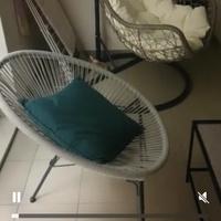 Vemdo 4 sedie da giardino e tegalo tavolino ferro