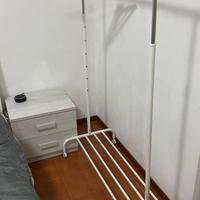 Appendiabiti IKEA RIGGA regolabile bianco