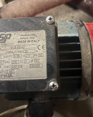 Pompa elettrica per gasolio