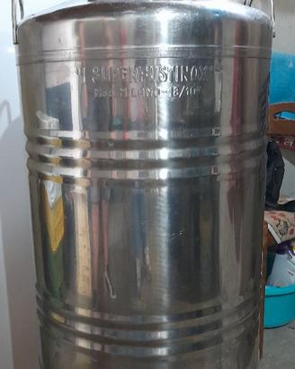 Contenitore inox 100 lt