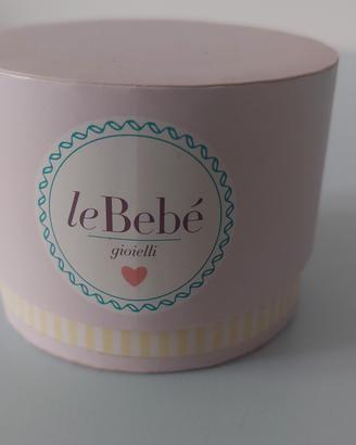 Orecchini Le Bebè Oro rosa e brillantini nuovi