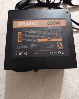 Alimentatore Urano VX 650w 
