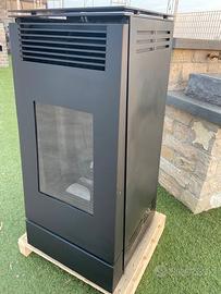 stufa PELLET 2 CANALIZZAZIONI 12 KW