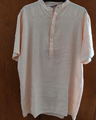 camicia da uomo in lino