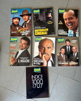 Rivista Ciak Si Gira 1989 annata completa 1 al 12