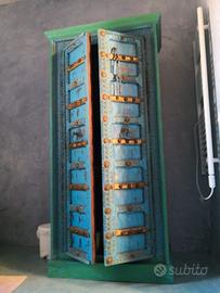 Armadio etnico blu/verde