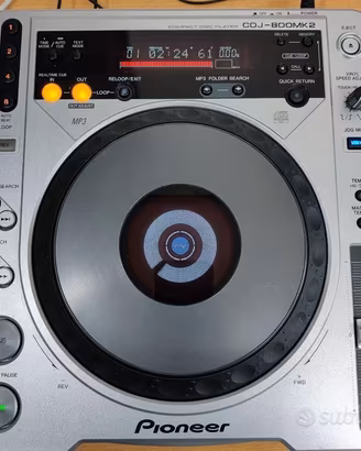 COPPIA PIONEER CDJ800 MKII
