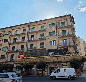 Ponteggio mobile autosoll. bicolonna e mantovana