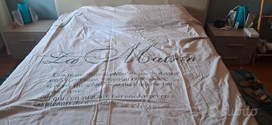 Copripiumino matrimoniale + sotto maison du mond"