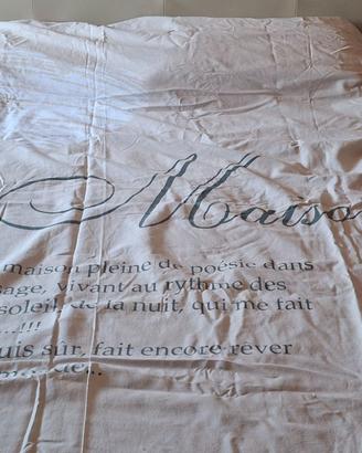 Copripiumino matrimoniale + sotto maison du mond"