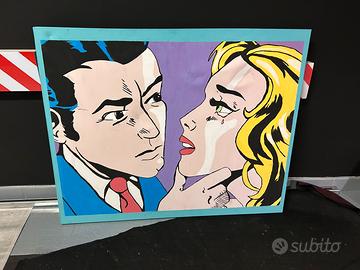 🎨 Quadro Pop Art in stile Lichtenstein