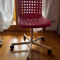 sedia rosa ikea