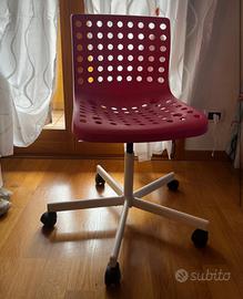 sedia rosa ikea