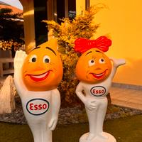 Statue esso in coppia