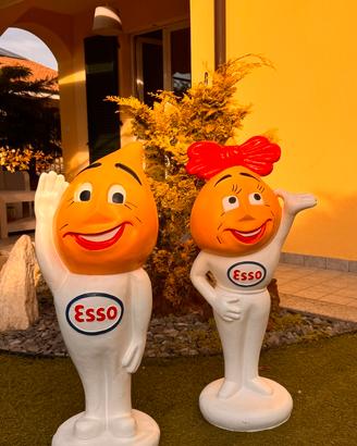 Statue esso in coppia