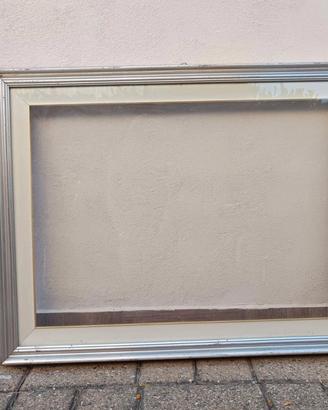Cornice anticata vintage legno grande 