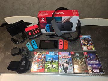 console Nintendo Switch no giochi singoli
