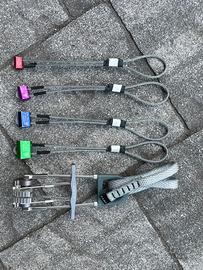 Kit 1 friend e 4 nuts per arrampicata