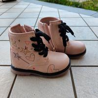 stivaletti rosa da bambina n.26