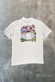 T-Shirt Casablanca Paris bianca nuova taglia S