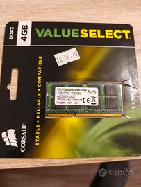 Memoria RAM 4GB DDR3 Corsair 