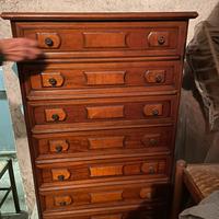 Mobile settimino (7 cassetti) 120 x 76 x 37. Legno