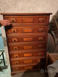 Mobile settimino (7 cassetti) 120 x 76 x 37. Legno