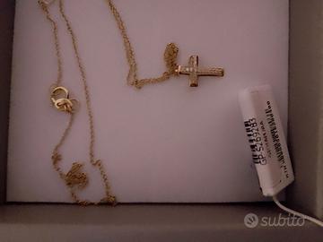 Orologio roccobarocco e collana oro con carati 0.5