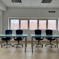 Postazione studio moderna + poltrone da ufficio