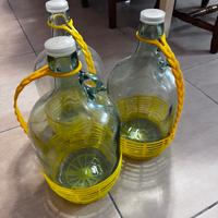 Damigiane 5 litri 3 pezzi