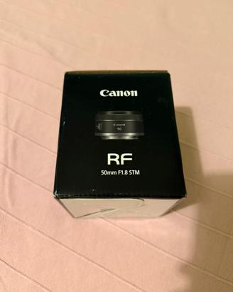 obiettivo Canon RF 50mm 1.8 STM